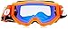100% Strata Goggle + Mirror Lens-Orange