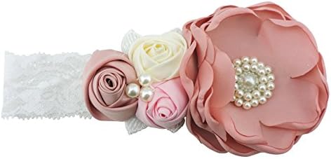FIRSTMEET Baby Girl Elastic Hairband Hair Accessories Colorful Headband for Newborn Infants Toddlers Photograph (FD-1006)
