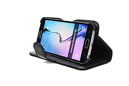 Cooper Cases(TM) Engage C360 Meizu M1 / MX2 / MX3 Smartphone Wallet Case in Black (Rotating Frame for Rear-camera Access; Viewing Stand; 3 Card Slots; 2 Slip Pockets; Magnetic Cover Lock)