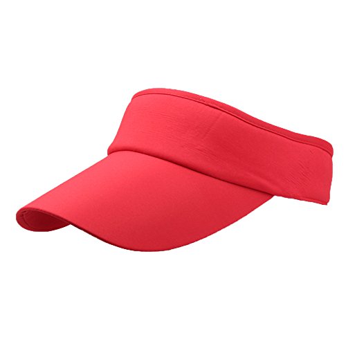 MIS1950s 2019 New Sun Visor Caps for Men Women Classic Sports Tennis Golf Running Hat Classic Adjustable Cap (A)