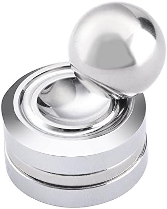 Agent Toy High Speed Chrome Titanium Orbiter Ball Spinner for Stress Anxiety Focus ADHD, Silver (FS-006)