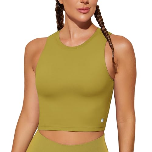 Natural Feelings Sujetadores Deportivos para Mujer, con Relleno extraíble, para Yoga, sin Mangas, para Entrenamiento, Correr, Aceite de Aguacate, Medium