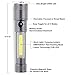 SAFE BRIGHT Magnetic CREE 3-in-1 LED Flashlight Lantern with Holster, adjustable focus, Brilliant Teal Blue
