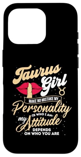 Taurus Girl - Zodiac Sign Horoscope Astrology Astrologer Case for iPhone 16 Pro