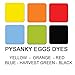 Set of 6 Batik Dyes for Easter Egg Pysanky Decorating