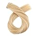 Moresoo 14inch Tape in Highlighted Hair Extensions Human Hair Color #16 Golden Blonde Highlighted #22 Blonde Remy Human Hair Extensions Tape in 20PCS 50G Per Package