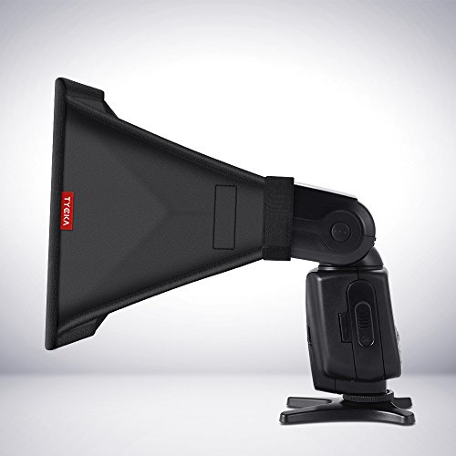 TYCKA 9 x 7" Flash Diffuser Translucent Light Softbox (Universal, Collapsible) for Nikon, Canon Sigma Sony Yongnuo