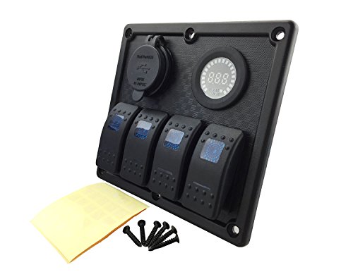 IZTOSS-DC12V-24V-DC-4-gang-Waterproof-marine-boat-RV-blue-led-switch-panel-with-led-Power-socket-and-42A-double-USB IZTOSS-DC12V-24V-DC-4-gang-Waterproof-marine-boat-RV-blue-led-switch-panel-with-led-Power-socket-and-42A-double-USB