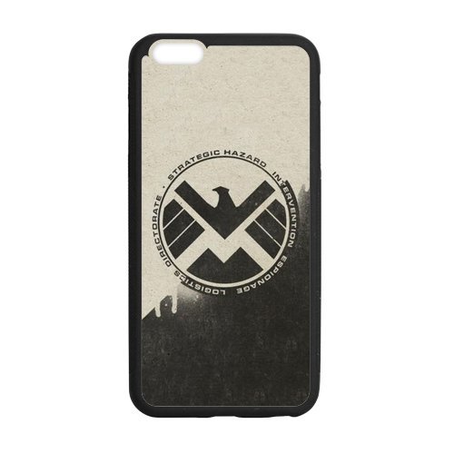 Feel.Q- Personalized Protective Black Tpu Rubber Cell Phone Case Cover For Iphone 6+ 6 Plus 6S Plus -Marvel'S Agents Of S.H.I.E.L.D. Shield (6479237542623)