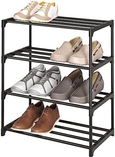 Shoe Rack Price In Amazon SOKOSEN 4-Tier Small Shoe Rack