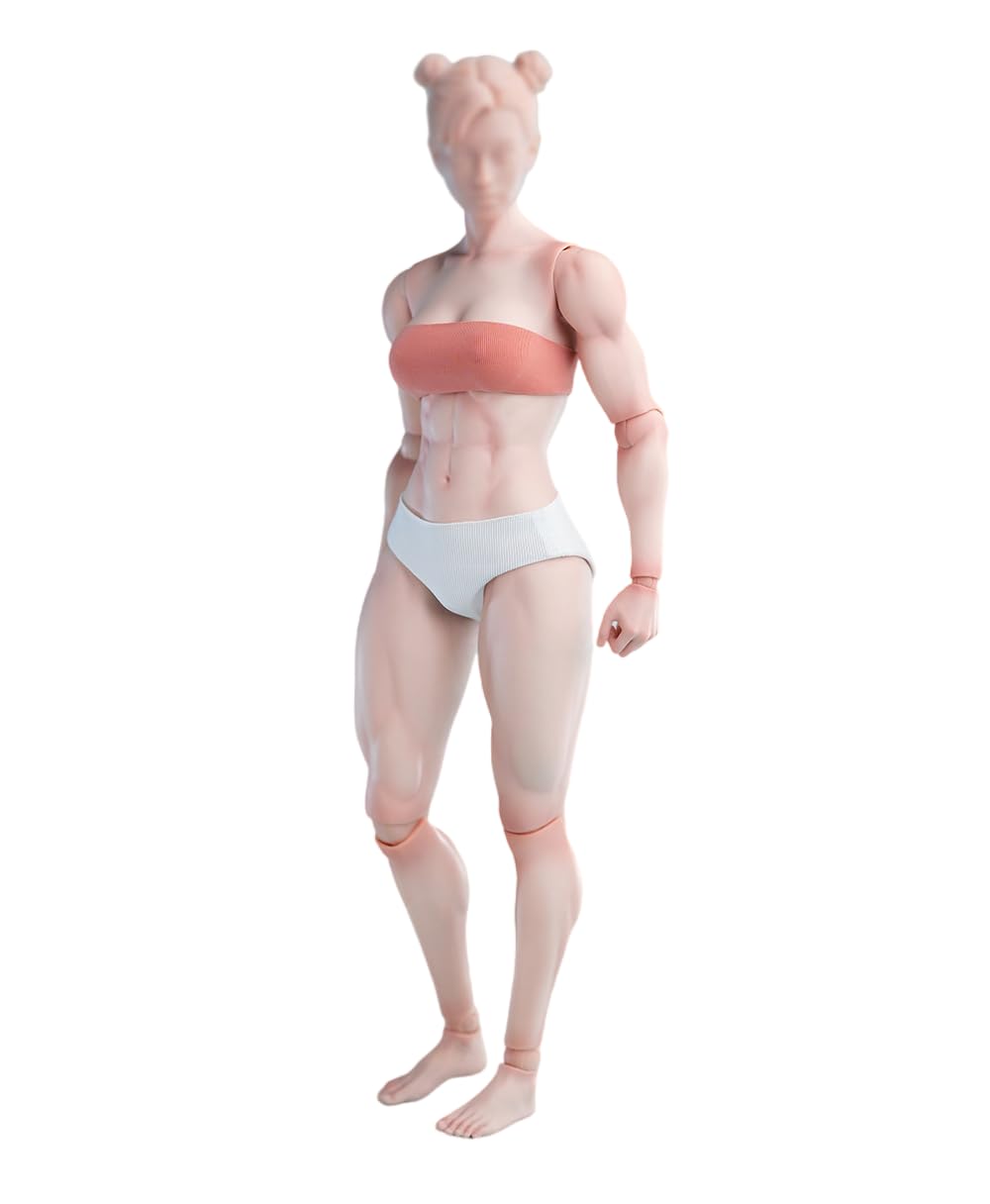 Photo 1 of 1/6 Scale Female Body,12inch Worldbox Female Joint Flexible Pale Suntan Skin Action Figure Body Collection (Pale Skin, Muscler Version)