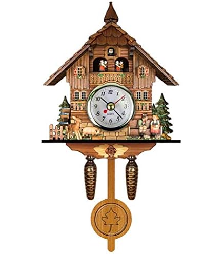 Amazon.com: Hztyyier Antique Wooden Cuckoo Clock Traditional