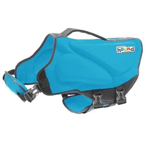 Outward Hound Dawson Swim Blue Dog Life Jacket, XS