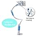 Cell Phone Clip Holder, Gooseneck Clamp Universal Lazy Mount Flexible Long Arm Bracket for 3.5-6.3 Smartphone Stand for Bed, Office, Kitchen, Compatible with iPhone X/8/7/6/6S Plus Samsung S8/S7