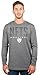 Brooklyn Nets Men's T-Shirt Athletic Quick Dry Long Sleeve Tee Shirt, Large, Charcoal