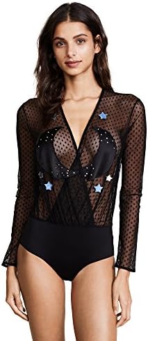 Morgan Lane Women's Starr Bodysuit, Noir, Large