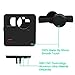 Kourpar Protective Silicone Case + Camera Lens Cap + Aluminum Alloy Slideway for GoPro Fusion 360,Camera Lens Protector and Protecting Housing Case and Bottom Track Packing