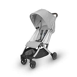 UPPAbaby MINU Stroller – DEVIN (light grey/silver/chestnut leather)