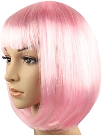 Surfwheel Hot Fashion Anime Cosplay BOBO Wig For Adult And Kids(Light Pink)