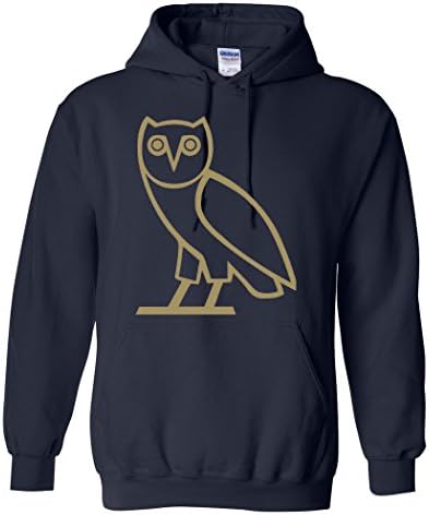 Jaken OVO Bird Men's and Women's Unisex Warm Hoodie Navy