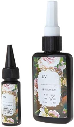 Yearkala UV Resin Solar Sunlight Cure Resin Epoxy DIY Jewelry Making Transparent Soft Quick Solidify Crafts Clear 25/50ml (50ml: Height: 16cm(6.30in) Width: 6cm(2.36in))