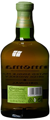 Connemara Original mit Geschenkverpackung | getorfter Single Malt Irish Whiskey | rauchiges Aroma | 40% Vol | 700ml Einzelflasche – Bild 4