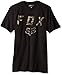 Fox Men's Short Sleeve Basic Tee, black, L