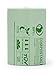 Green Earth Compostable Tall Kitchen Food Scrap Waste Bags, 13 Gallon, 49 Liter, 50-Count, Superior Strength 0.9 Mil Thickness, ASTM D6400, US BPI & Europe OK Compost Home Certified, USA