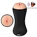 Men's Handheld Sleeve Stoker Adult Toys Cup with 7 Speed Modes (White)