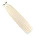 Moresoo 20 inch 50strands/50g I Tip Cold Fusion Hair Extensions White Blonde Color 60 100% Remy Human Hair Extensions Pre Bonded Stick I Tip Hair Extensions