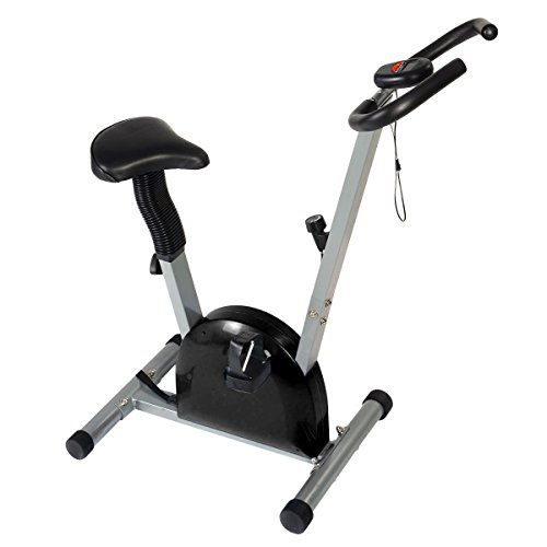 USA_BEST_SELLER Exercise Bike Cardio Fitness Gym Cycling Machine Digital LCD Screen Adjustable Resistance