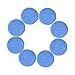 Polyte Microfiber Detailing Wax Applicator Pad, 8 Pack (Blue, 5 in)