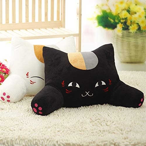 Backrest Pillow ? Stuffed Sitting Support Bed Pillow with Arms Reading & Relaxing Chair Car Seat Sofa Rest Cushion