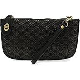 Joy Susan Women's Fashion Purse Lattice Woven Mini Crossbody Wristlet Clutch Hand Bag