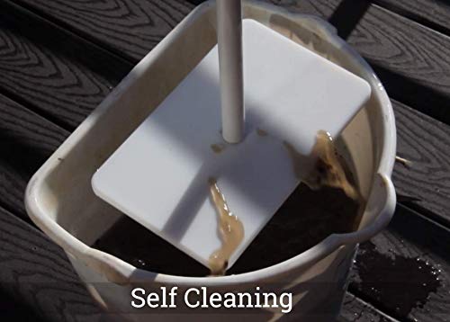 TAMP-IT Manual Trash Compactor Frees Up Space in Bins, Receptacles, Dumpsters Reduce Trips to Dispose Trash Cost Effective 34" x 7 1/2" Round