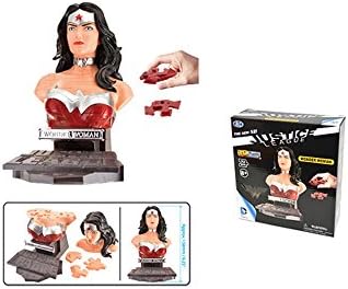 Official Merchandise Wonder Woman 6" Tall Figure Solid Multicolour 3D Puzzle