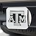 FANMATS 15103 Texas A&M Aggies Chrome Metal Hitch Cover with Chrome Metal 3D Emblem