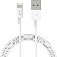 AUKEY Cable Lightning [ Apple MFi Certificado ] 1M Blanco Cable de Carga y Sincronizaci&oacute;n para iPhone 7 / 7 Plus / SE / 6s / 6 / 6 Plus / 6s Plus iPhone 5 / iPad Air 2 / iPad Mini 3 / iPod 5 / iPod Nano 7, etc