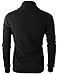 H2H Mens Basic Cardigan with Shawl Collar BLACK US S/Asia M (JNSK03)