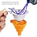 Aibecy 3D Printer Accessories Parts Collapsible Funnel Silicone Foldable Funnels Stainless Steel Resin Filter for Pouring Resin Back Into Bottle for ANYCUBIC Photon Sparkmaker Kelant Orbeat D100