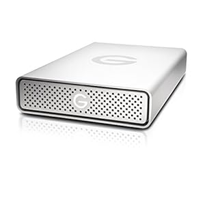 G-Technology 4TB G-DRIVE USB 3.0 Desktop External Hard Drive, Silver – Compact, High-Performance Storage – 0G03594-1