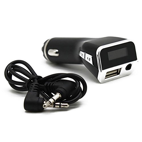 Car Kit Player LCD FM Radio Transmitter AUX Input Car Lighter Adaptor - Thumbnail 3