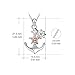 YFN Anchor Necklace, 925 Sterling Silver Anchor Star Necklace Ship Jewelry for Women