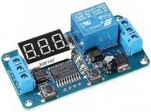 DC 12V LED Display Digital Delay Timer Control Switch Module PLC