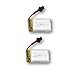 tech rc 2pcs 7.4v 500mAh Batteries Spare Parts for JJRC H8 H8C H8D DFD F183 F182 Rc Drone