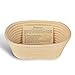 Haneye Oval Proofing Basket with Liner, 8.2