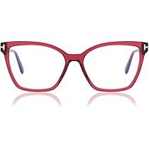 Tom Ford Eyeglasses FT 5812 -B 074 Transparent Fuchsia,t