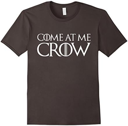 Mens Come At Me Crow T-Shirt Large Asphalt