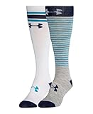 Under Armour Women's UA Retro Over-The-Calf Socks 2-Pack