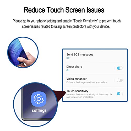 [2Pack] Samsung Galaxy Note 10 Plus/Note 10+/10+ 5G/Note 10 Plus/10 Pro 5G Screen Protector, Tempered Glass 3D Curved Edg Coverage Anti-Scratch, Bubble Free and Case Friendly